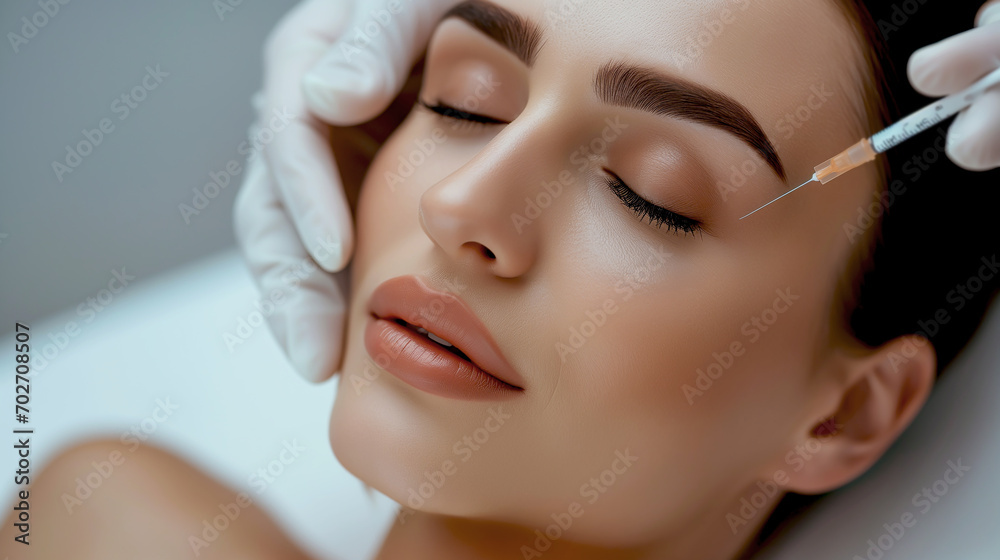 Cosmetic injections for skin rejuvenation, mesotherapy procedure
