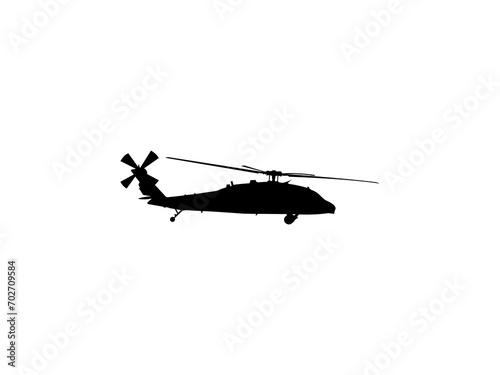 Helicopter icon vector. Helicopter vector design and illustration. Helicopter silhouette isolated white background