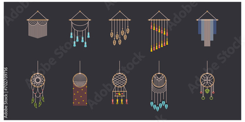 Wall Hanging Decoration Vector