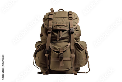 The Essence of a Backpack Isolated On Transparent Background