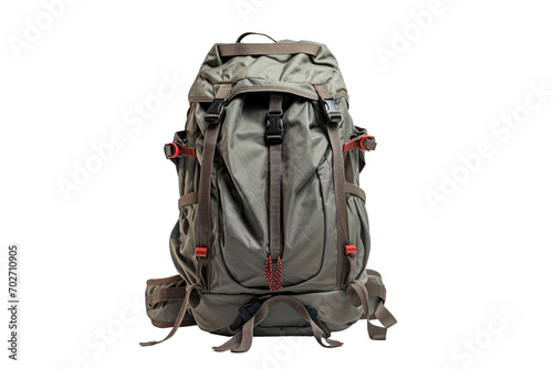 A Backpack Isolated On Transparent Background