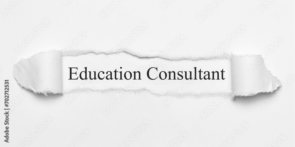 Fototapeta premium Education Consultant 