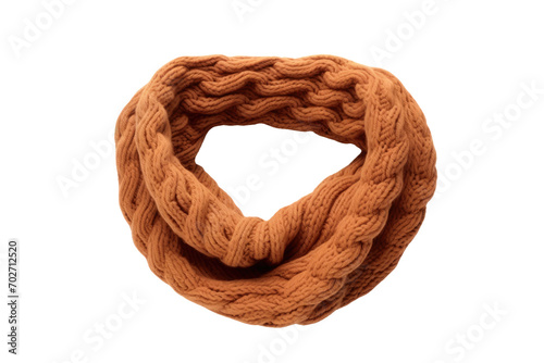 Cable Knit Scarf Collection Isolated On Transparent Background