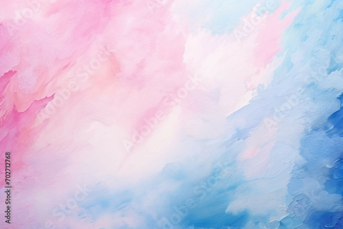 a pink and blue watercolor background april