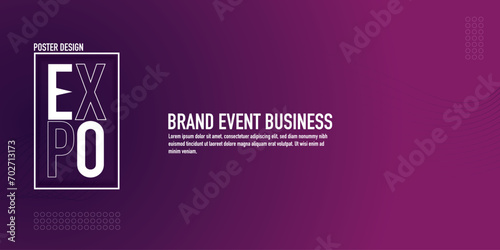 logotype abstract graphic EPS vector design of annual event summit and title made for EXPO Technology and AI theme - annual convention for Artificial Intelligence