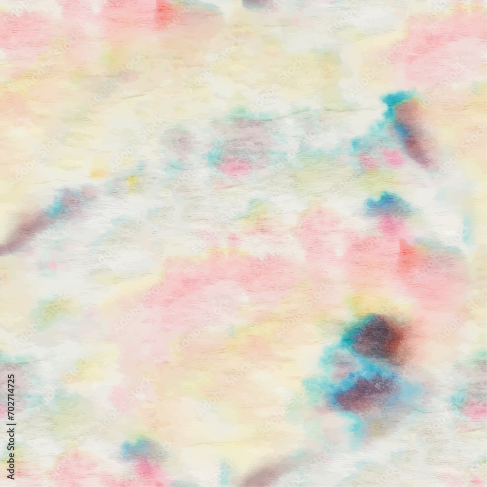 Tie Dye Seamless Paint. Multi Color Swirl Pattern. Psychedelic Vector Background. Grunge Rainbow Pattern. 1960 Bright Tye Dye. Swirl Pattern. Spiral Tiedye Batik. Rainbow Tie Dye. Pink Tie Dye.