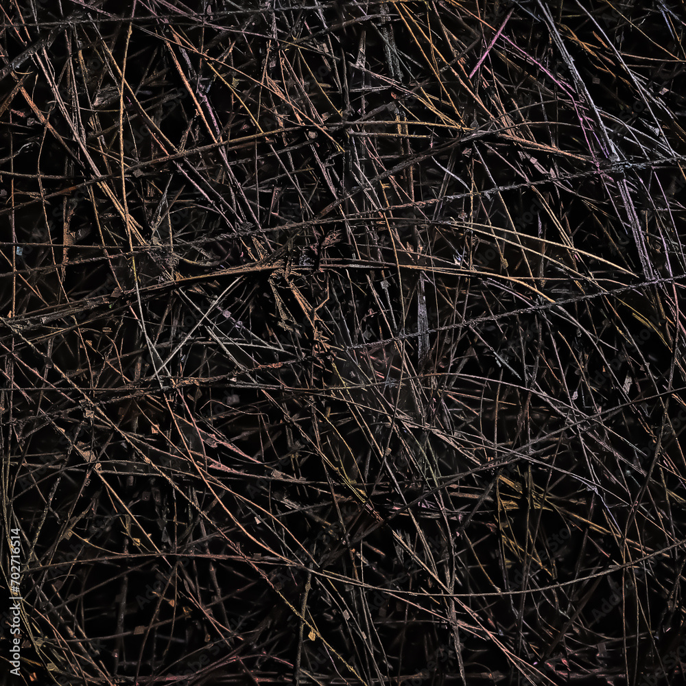 Tangled wire close-up. Abstract background. Textured macro image of wire Tangled wire close-up. Abstract background. Textured macro image of wire