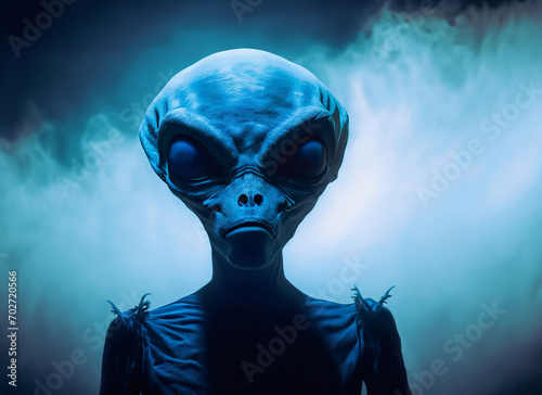 AI Generated image of a scary alien © Rui Vale de Sousa