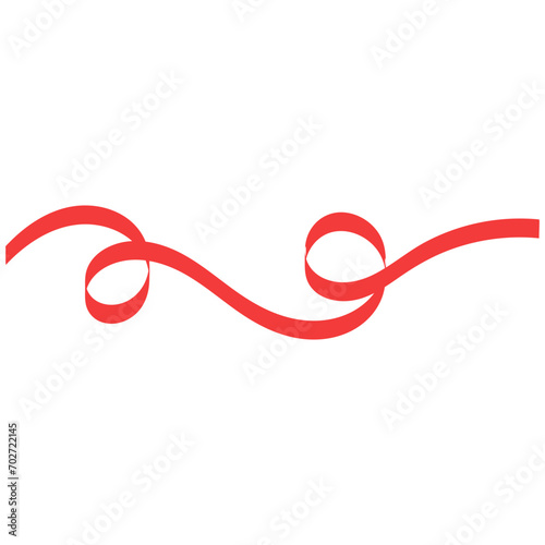 Curly Ribbon Element