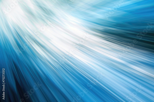 motion blur of light white and blue © SUPHANSA