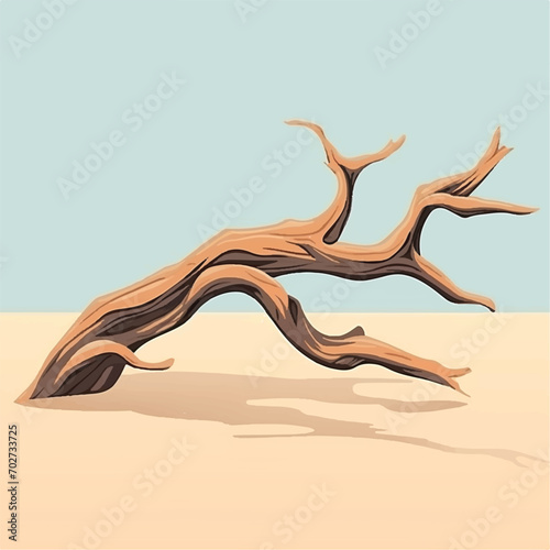 Driftwood illustration vector