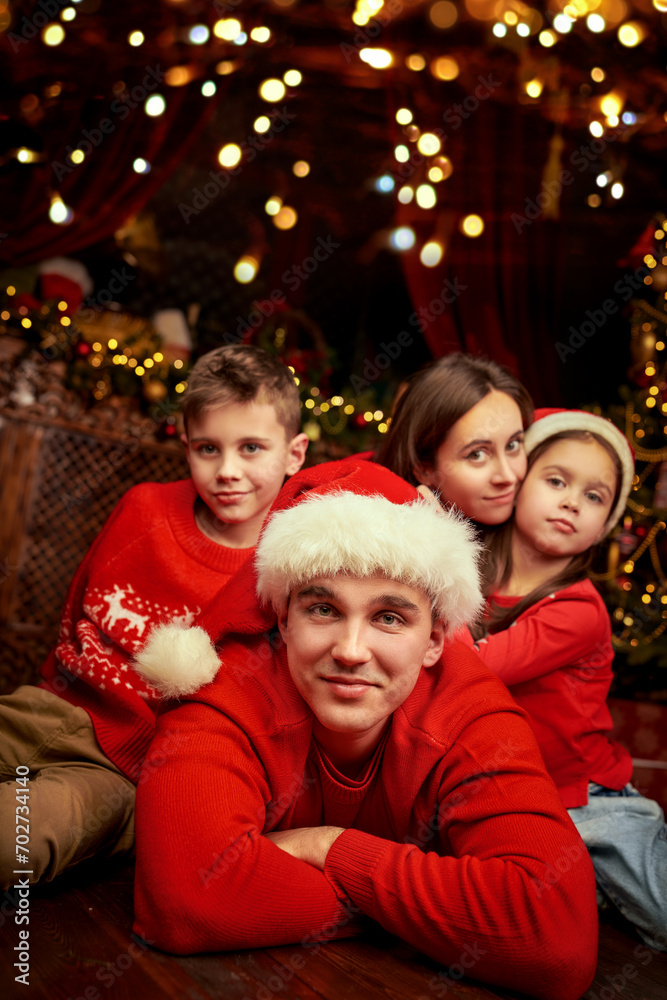 family Christmas celebration family Christmas celebration