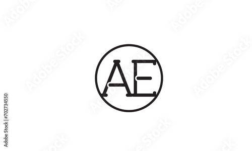 AE, EA , A , E , Abstract Letters Logo Monogram