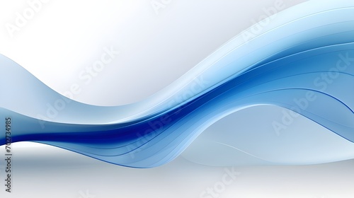 abstract blue wave background, Beautiful modern background with wavy fractal lines on white background