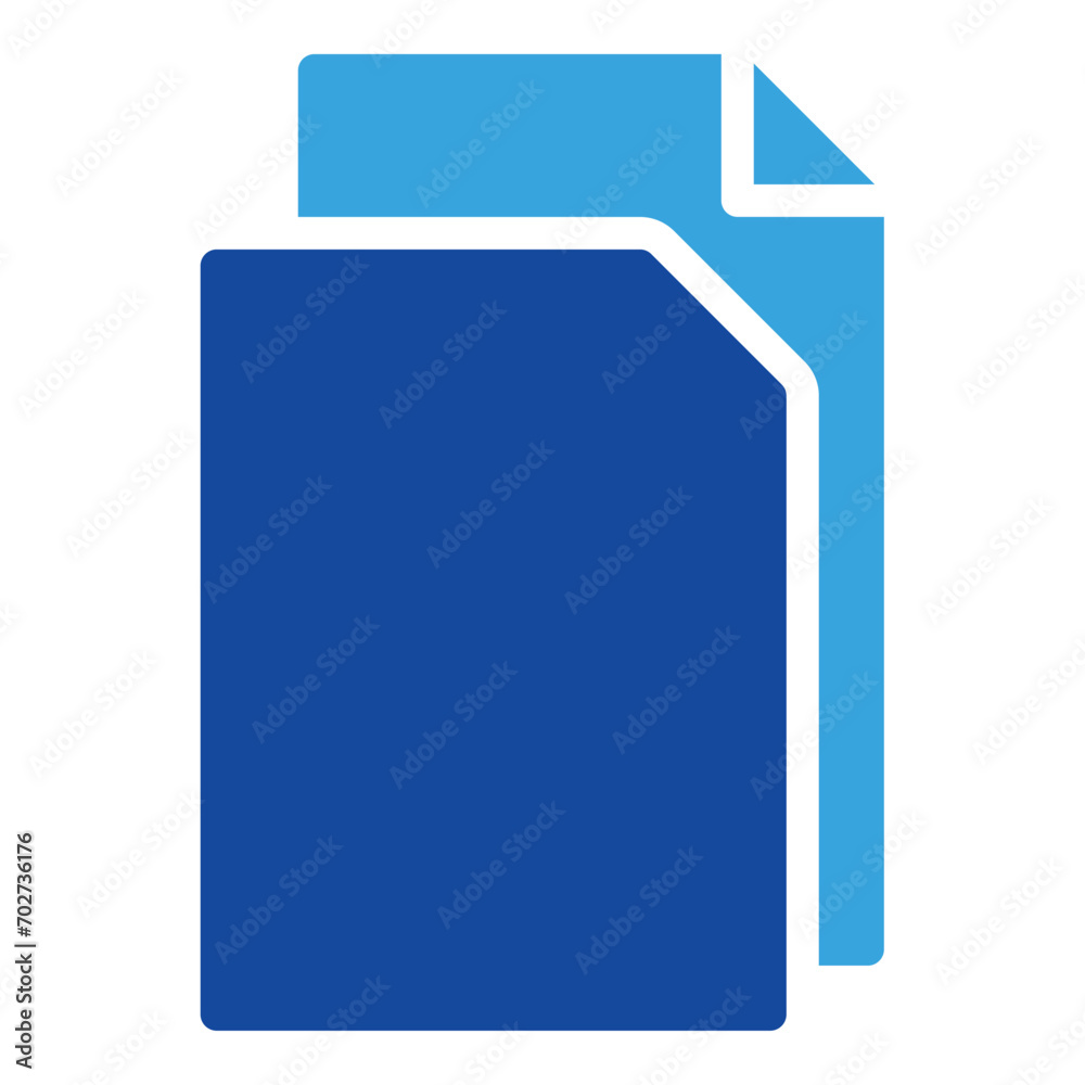 Paper icon or logo illustration glyph style Paper icon or logo illustration glyph style