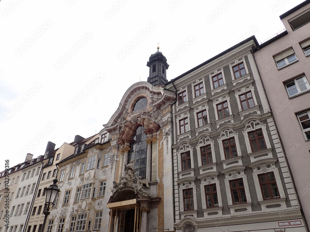 Fototapeta premium Germany Munich city scape day time