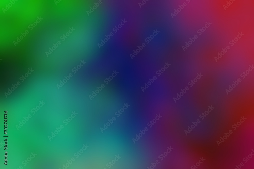 Abstract blurred background image of blue, green, red colors gradient used as an illustration. Designing posters or advertisements. Abstract blurred background image of blue, green, red colors gradient used as an illustration. Designing posters or advertisements.