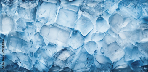 Closeup ice cube pattern texture background.cold drink and refreshment concepts