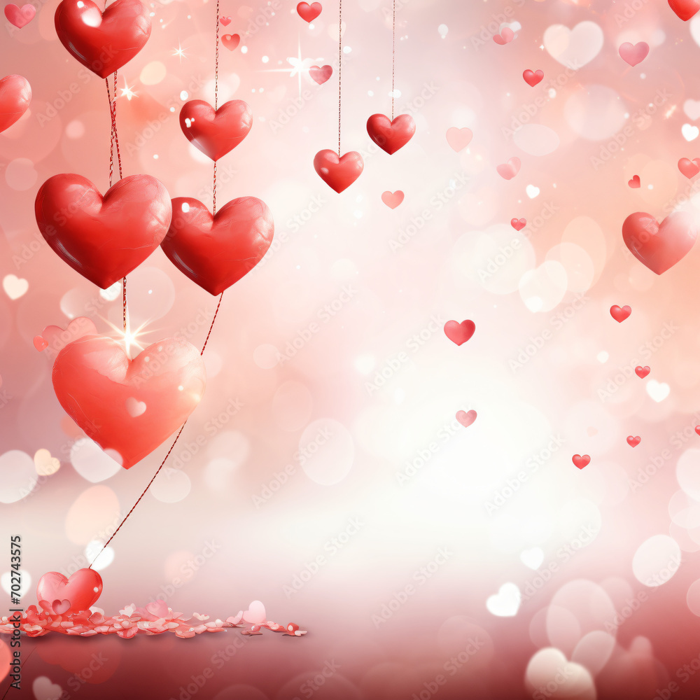 Valentines day background with love sign