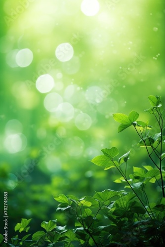 clover leaf in lens flare for background and St. Patrick's Day background