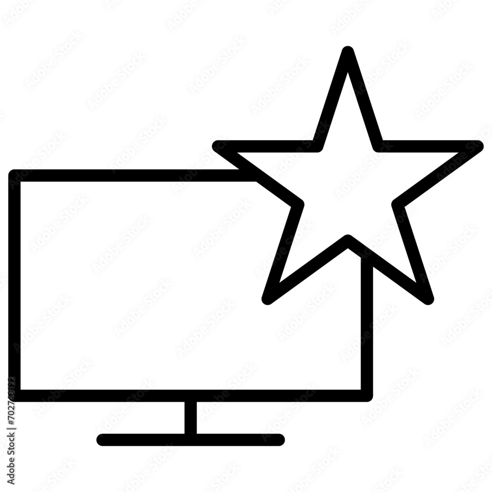monitor line icon monitor line icon