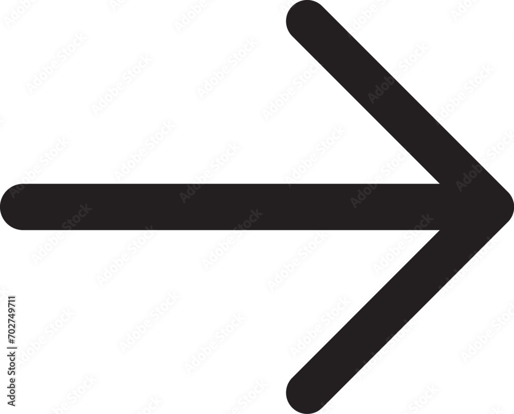Line art. Left arrow. Mobile access token