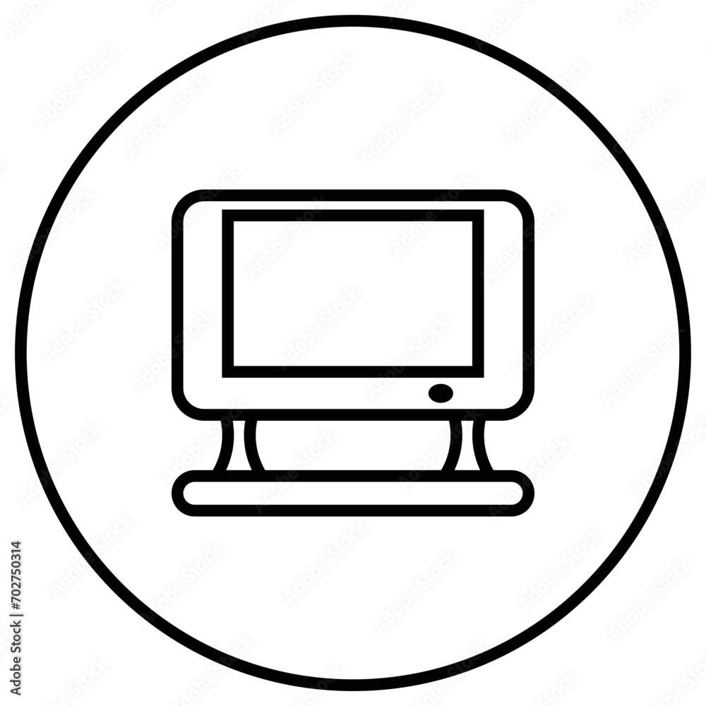 monitor line icon 2 monitor line icon 2