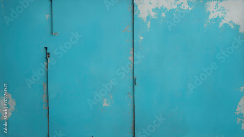 Wheatpaste Cyan color poster style texture background