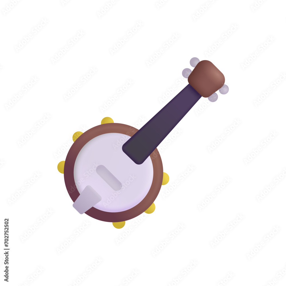 Naklejka premium Banjo