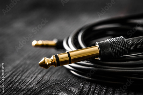 audio cable with Jack connectors photo