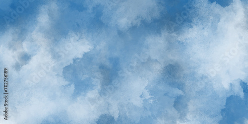 Abstract watercolor background texture .Blurry and cloudy light blue sky background with clouds.classic hand painted Blue watercolor background for painted paper textured canvas ,vintage design..