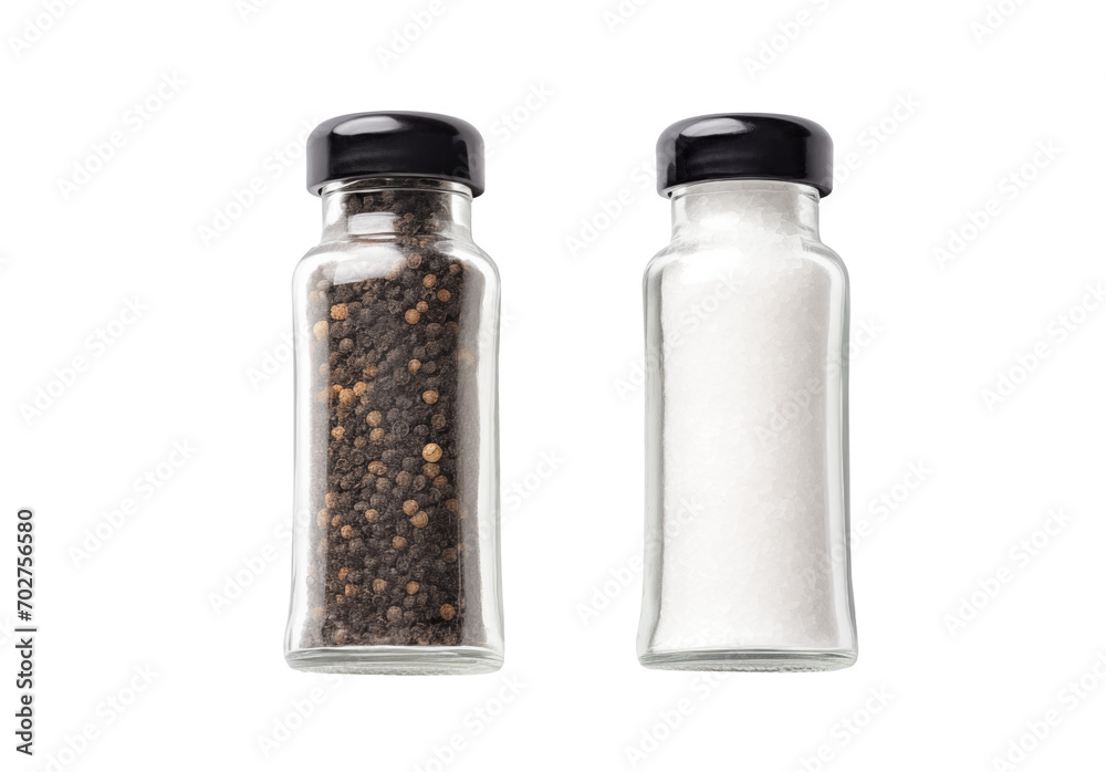 spices salt and pepper on a transparent background spices salt and pepper on a transparent background