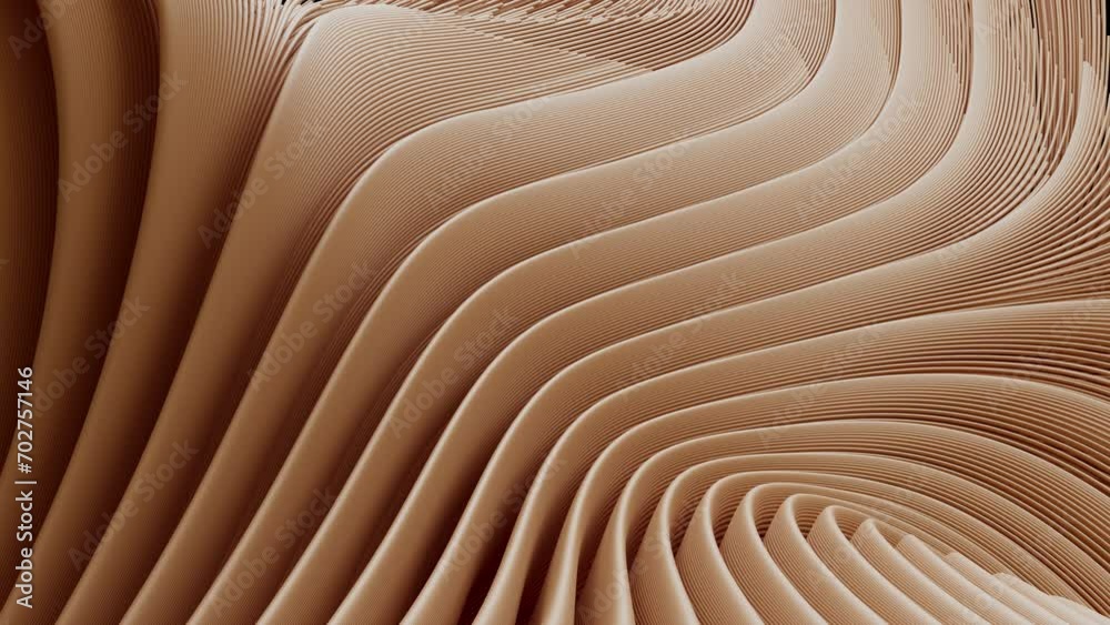 3D ornament smoothly expanding in motion with an alpha channel