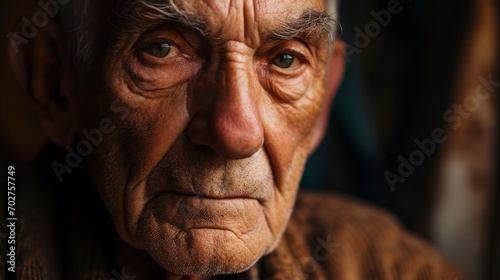 Portrait of an old Arabic man