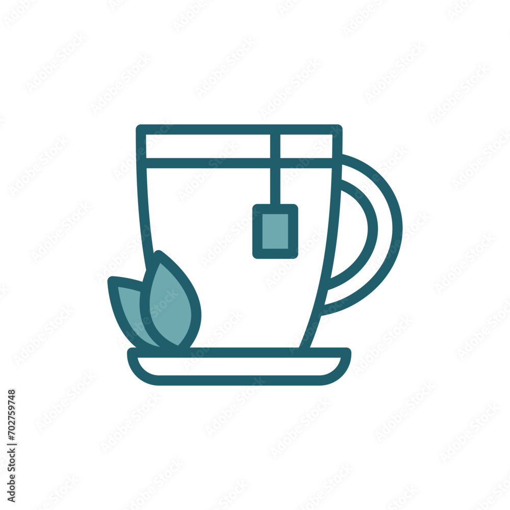 tea icon vector design template simple and clean tea icon vector design template simple and clean