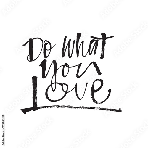 Calligraphy brush pen phrases. Vector modern lettering scripts of life