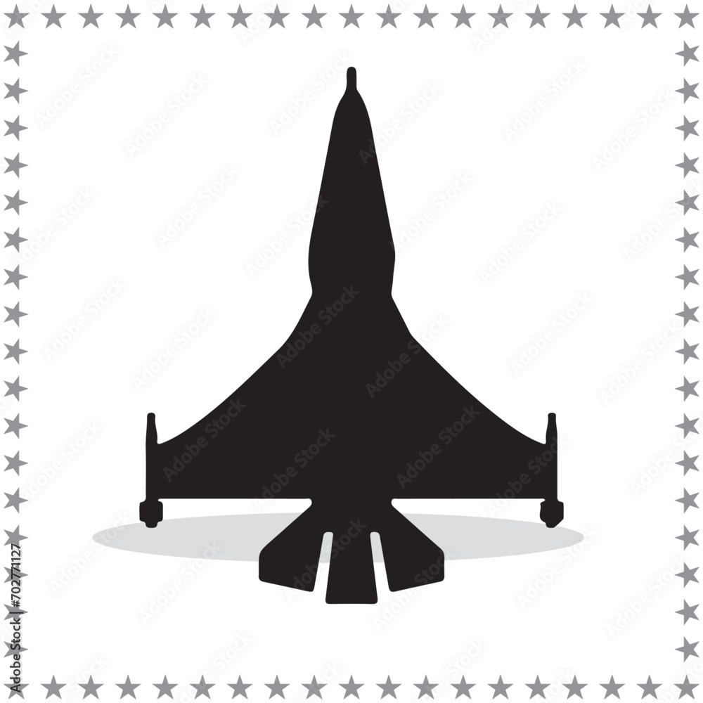 Vetor de Airplane Silhouette, cute Airplane Vector Silhouette, Cute ...