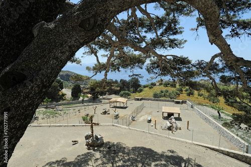 Le monastère Moni Préveli près de Spili en Crète