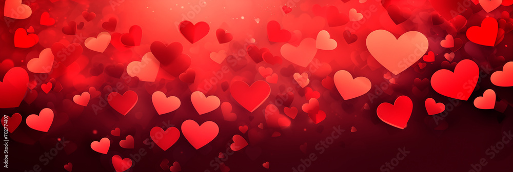 abstract background with hearts full frame for Valentine's Day