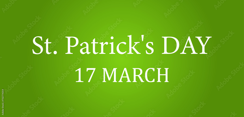 St Ptrick's Day Stylish Text illustration Design St Ptrick's Day Stylish Text illustration Design