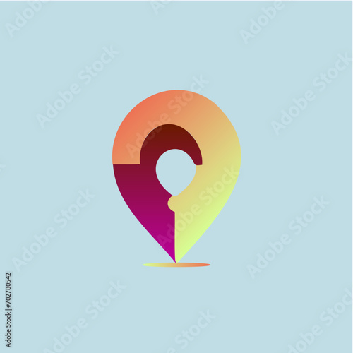 map pointer with mark