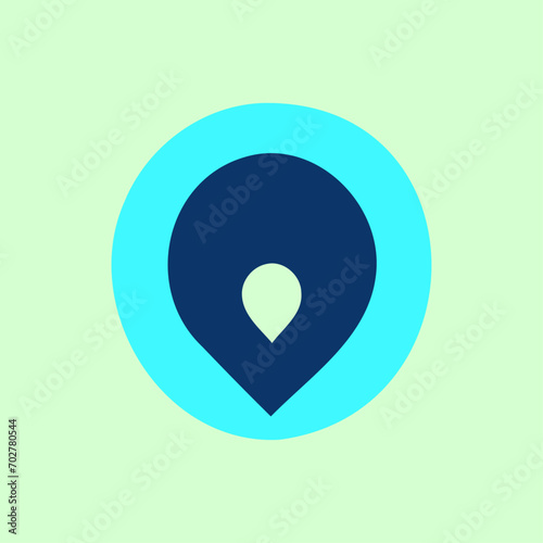 map pointer with icon