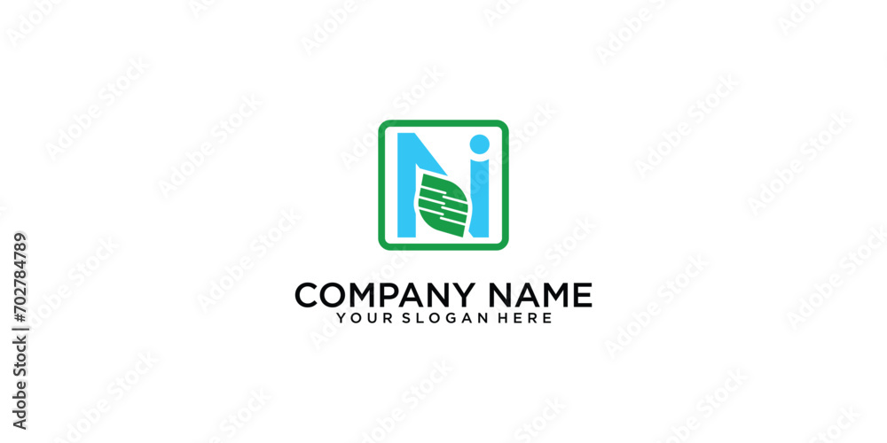A simple orange leaf logo with a combination letter from A to Z | premium vector A simple orange leaf logo with a combination letter from A to Z | premium vector