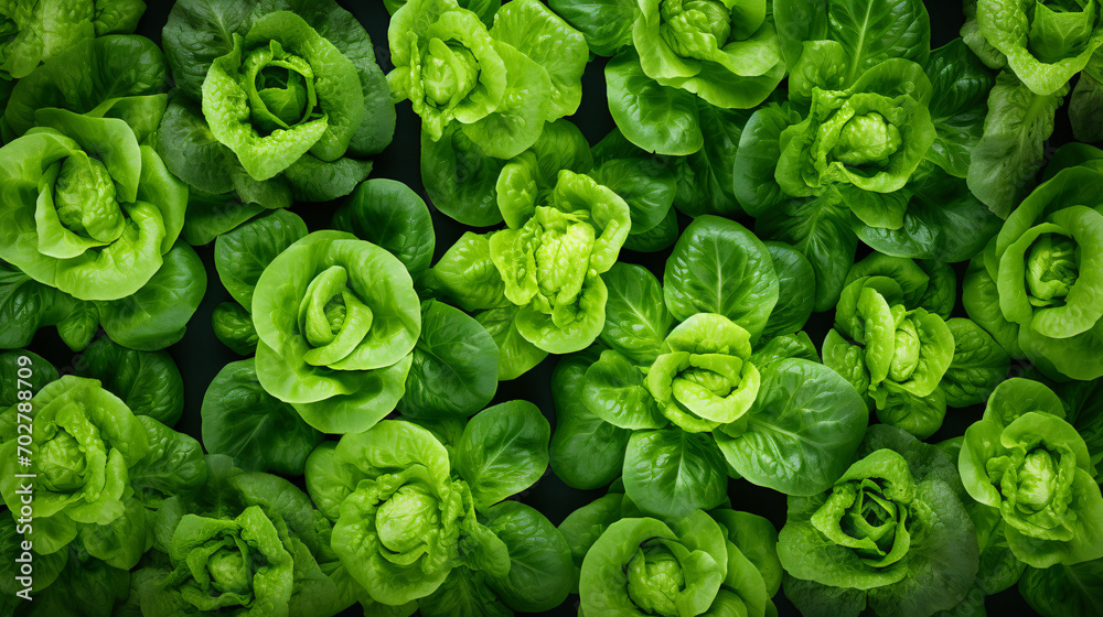 Fresh green leaf salad background Fresh green leaf salad background