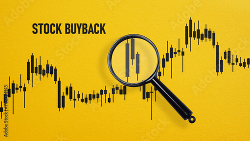 Stock buyback and Share buybacks is shown using the text