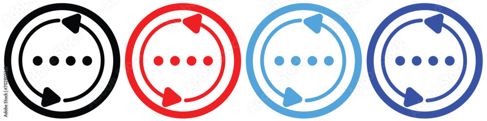 pending, loading and delayed vector icon, icon set pending, loading and delayed vector icon, icon set