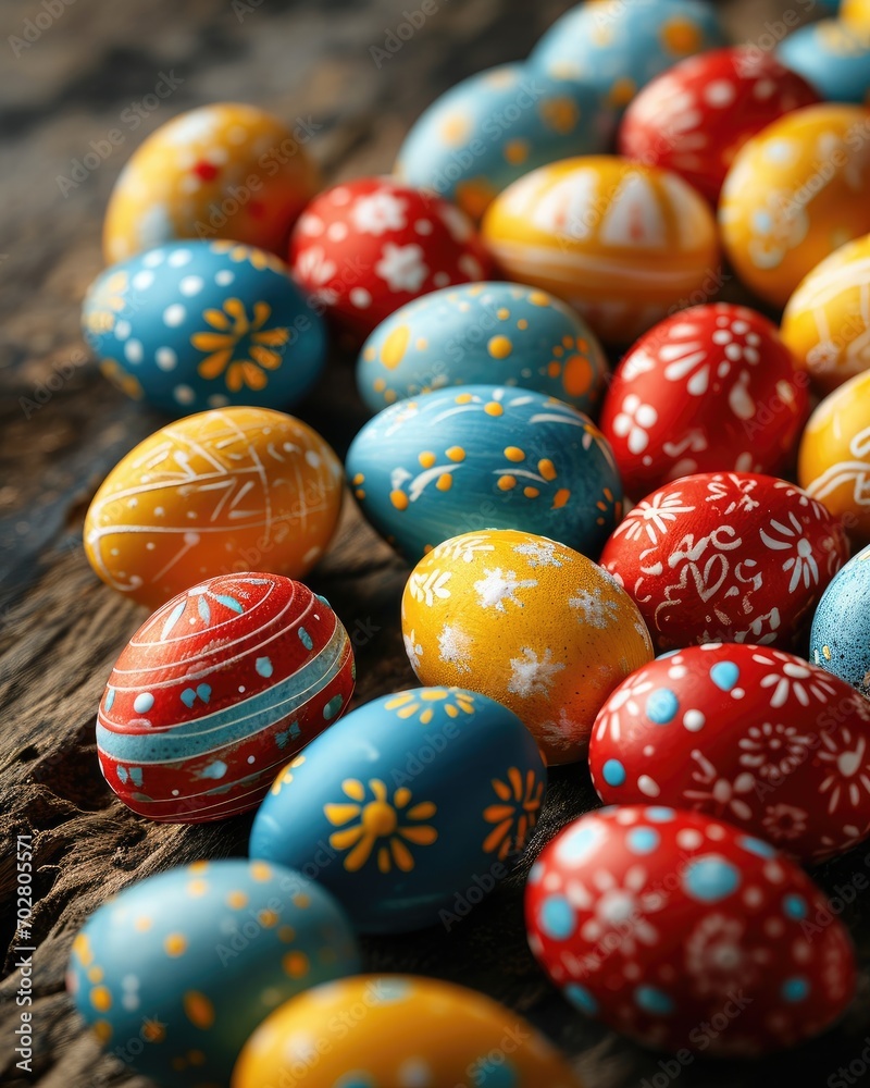 Colorful easter eggs backround Colorful easter eggs backround