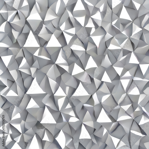 Abstract background - 3d white triangles
