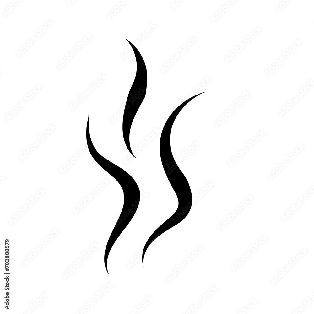 Cooking steam or warm aroma smell mark Cooking steam or warm aroma smell mark