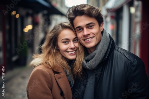 a beautifull couple of girl smiling in front of camera